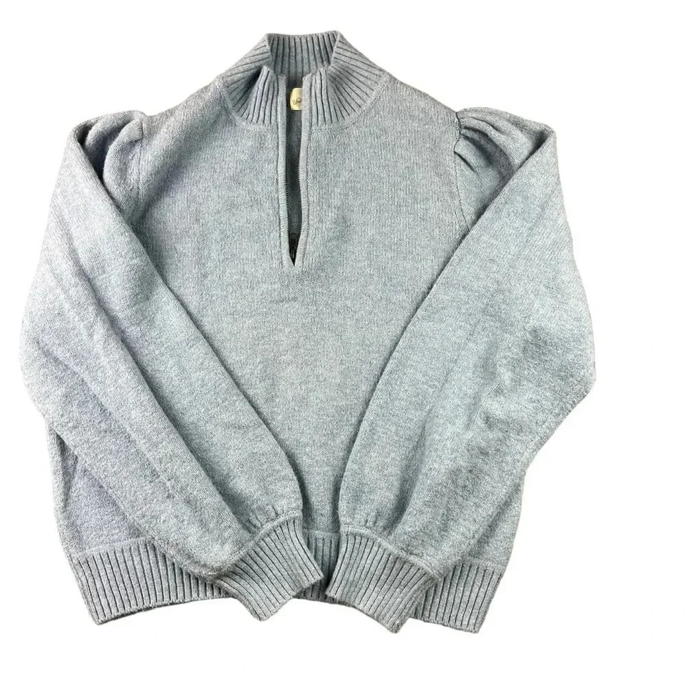 Universal Thread Light Gray Cowl Neck Sweater